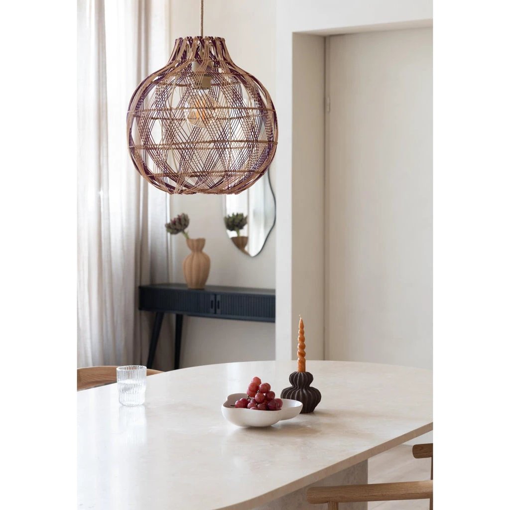 Hanglamp Mendoza - Naturel/Bruin - Ø35cm by GOOD&MOJO