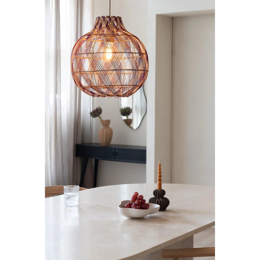 Hanglamp Mendoza - Naturel/Bruin - Ø35cm by GOOD&MOJO