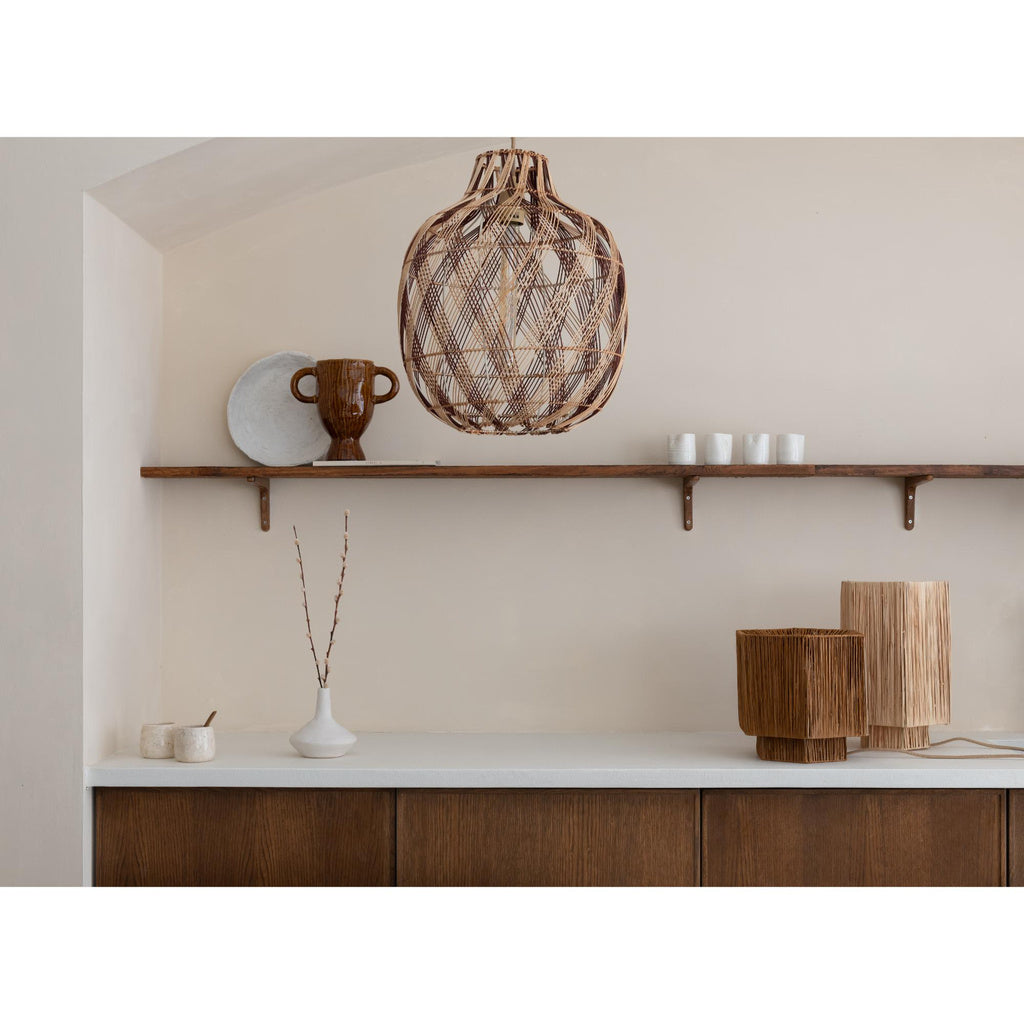 Hanglamp Mendoza - Naturel/Bruin - Ø40cm - depauwwonen