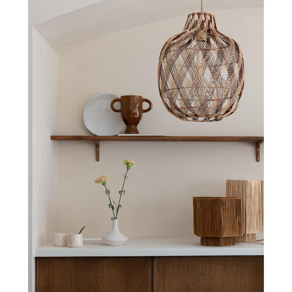 Hanglamp Mendoza - Naturel/Bruin - Ø40cm - depauwwonen