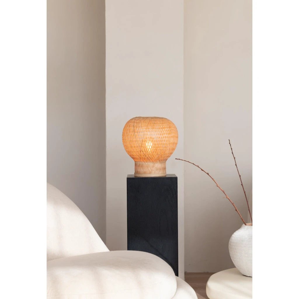 Tafellamp Barbados - Naturel - Ø25cm by GOOD&MOJO