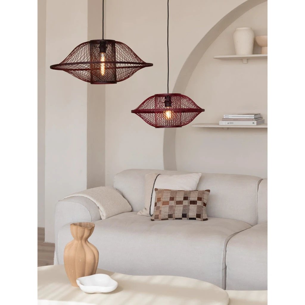 Hanglamp Maui - Bordeaux - Ø70cm by GOOD&MOJO