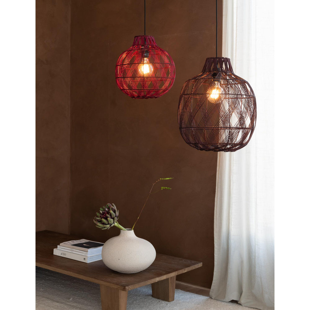 Hanglamp Mendoza - Bordeaux - Ø40cm - depauwwonen