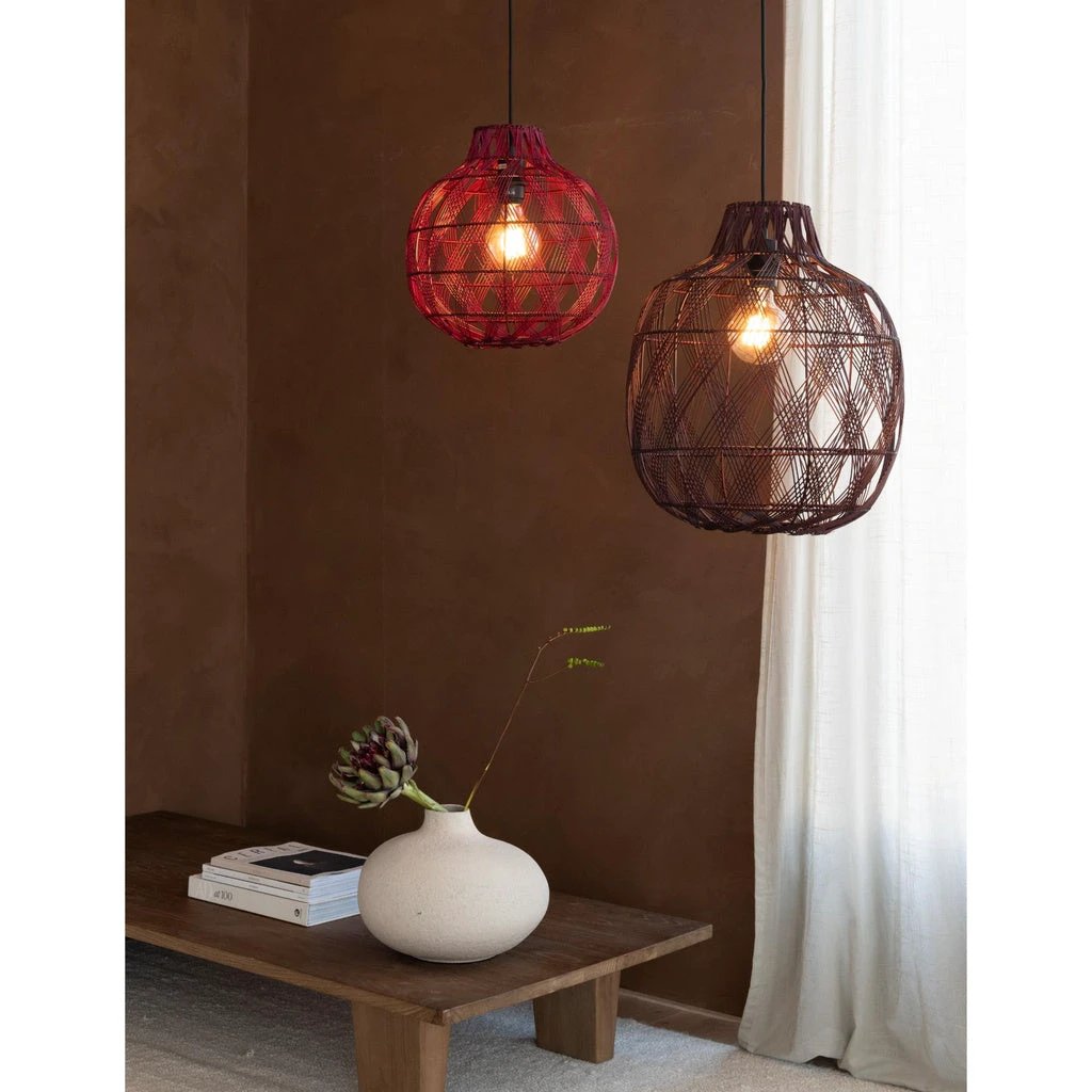 Hanglamp Mendoza - Bordeaux - Ø40cm by GOOD&MOJO