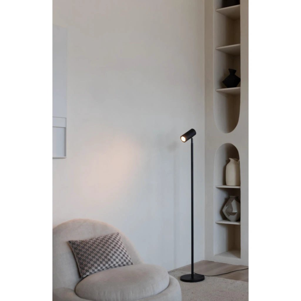 Vloerlamp Java - Zwart - Ø23cm by GOOD&MOJO