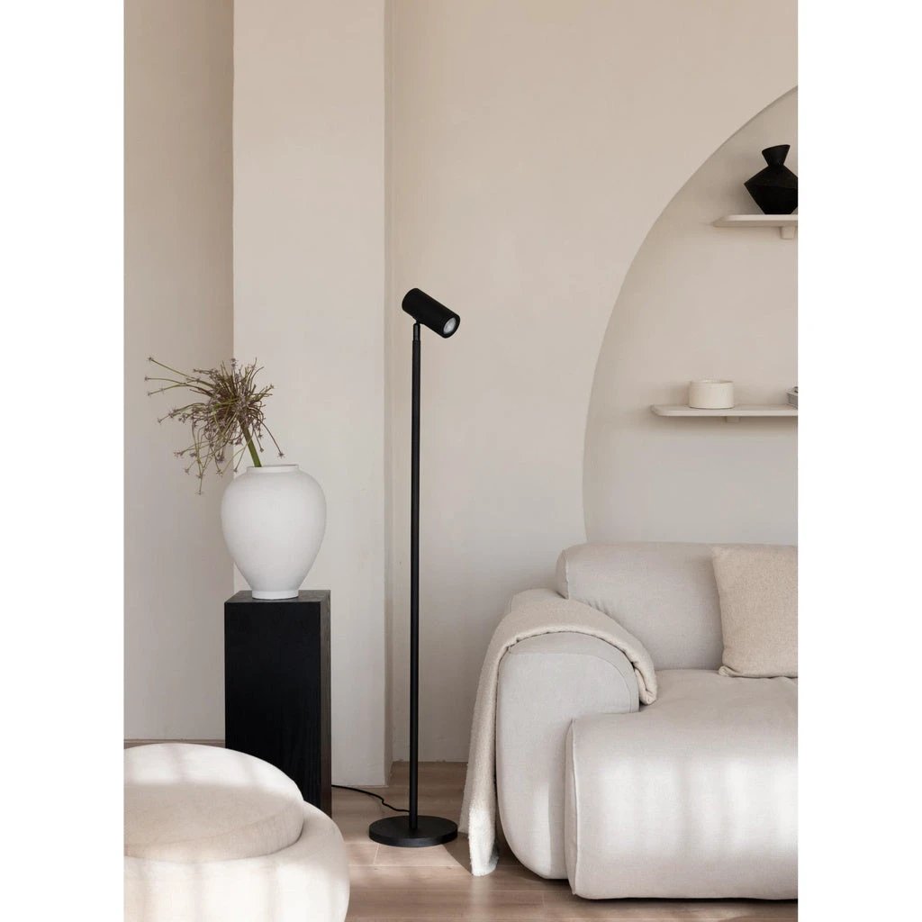 Vloerlamp Java - Zwart - Ø23cm by GOOD&MOJO