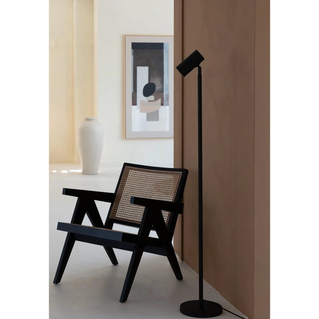 Vloerlamp Java - Zwart - Ø23cm by GOOD&MOJO