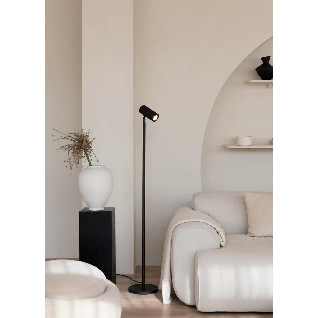 Vloerlamp Java - Zwart - Ø23cm by GOOD&MOJO