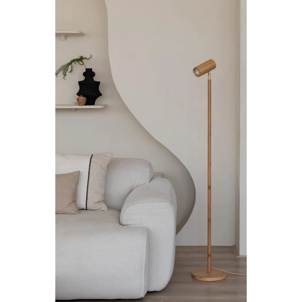 Vloerlamp Java - Naturel - Ø23cm by GOOD&MOJO