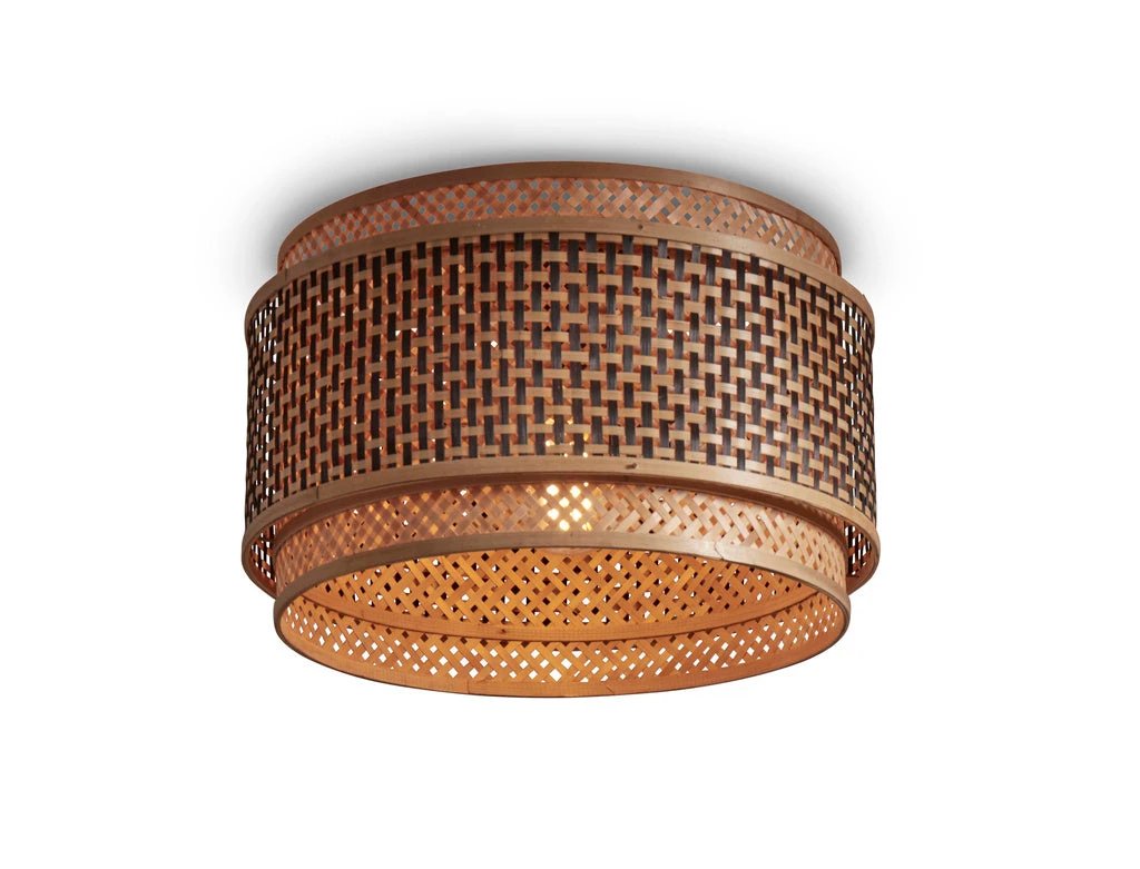 Plafondlamp Bhutan bamboe - L by GOOD&MOJO
