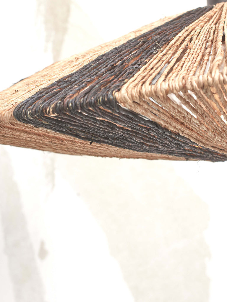 Plafondlamp Iguazu Jute zwart/naturel - L by GOOD&MOJO