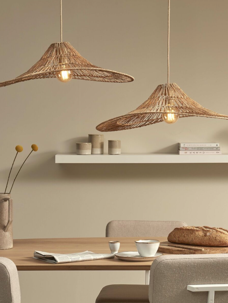 Hanglamp Cuzco - Naturel - 65x65x20cm - depauwwonen