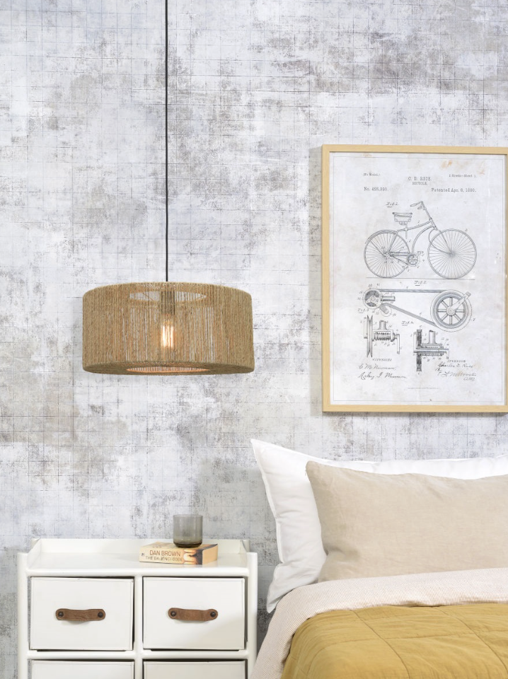 Hanglamp Iguazu - Jute - Recht - Ø50cm - depauwwonen