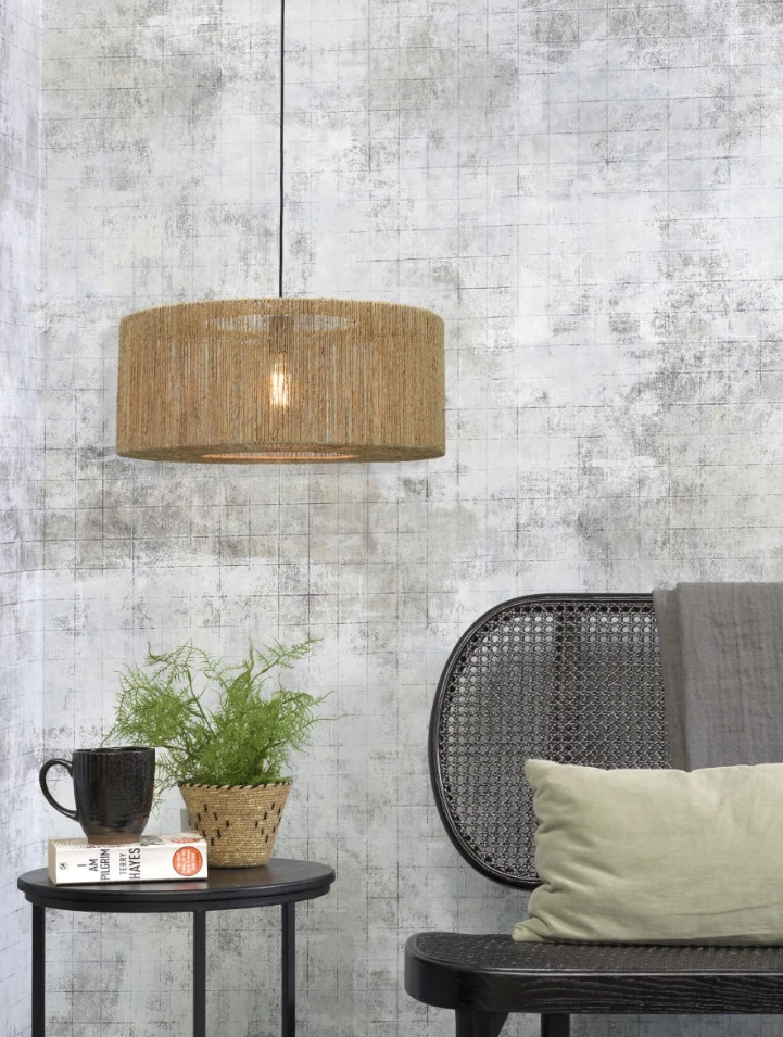 Hanglamp Iguazu - Jute - Recht - Ø60cm by GOOD&MOJO