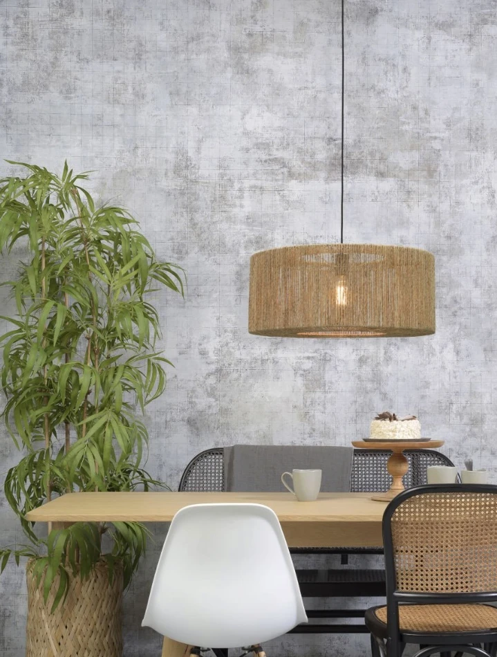 Hanglamp Iguazu - Jute - Recht - Ø60cm by GOOD&MOJO