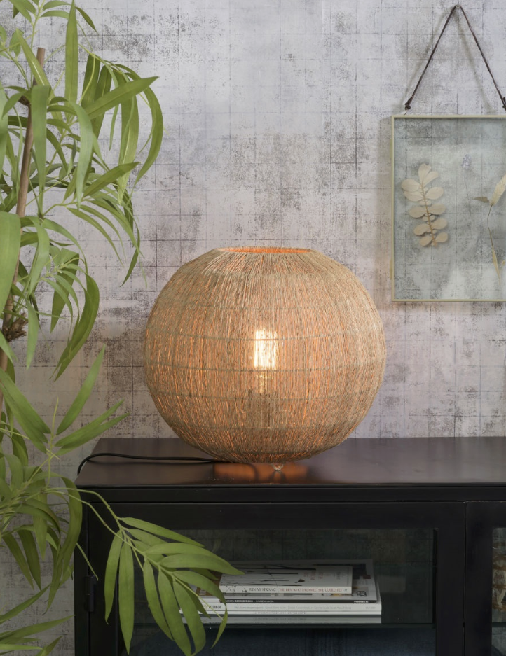 Tafellamp Iguazu - Jute - Ø32cm - depauwwonen