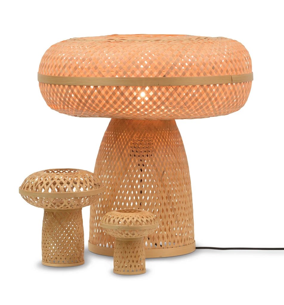 Tafellamp Palawan - Bamboe - Set by GOOD&MOJO