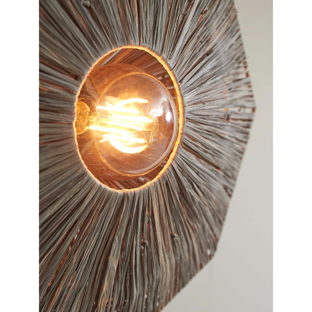 Plafondlamp Panama - Donkergrijs - 45x45x5cm - depauwwonen