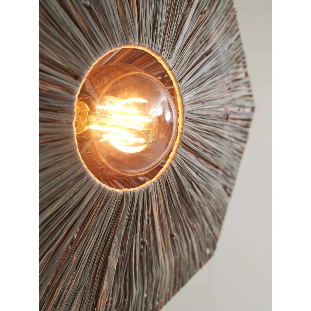 Plafondlamp Panama - Donkergrijs - 45x45x5cm by GOOD&MOJO