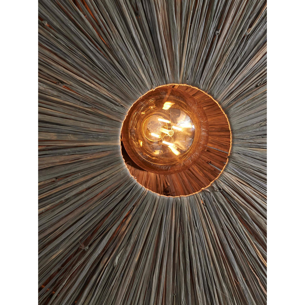 Plafondlamp Panama - Donkergrijs - 65x65x7cm - depauwwonen