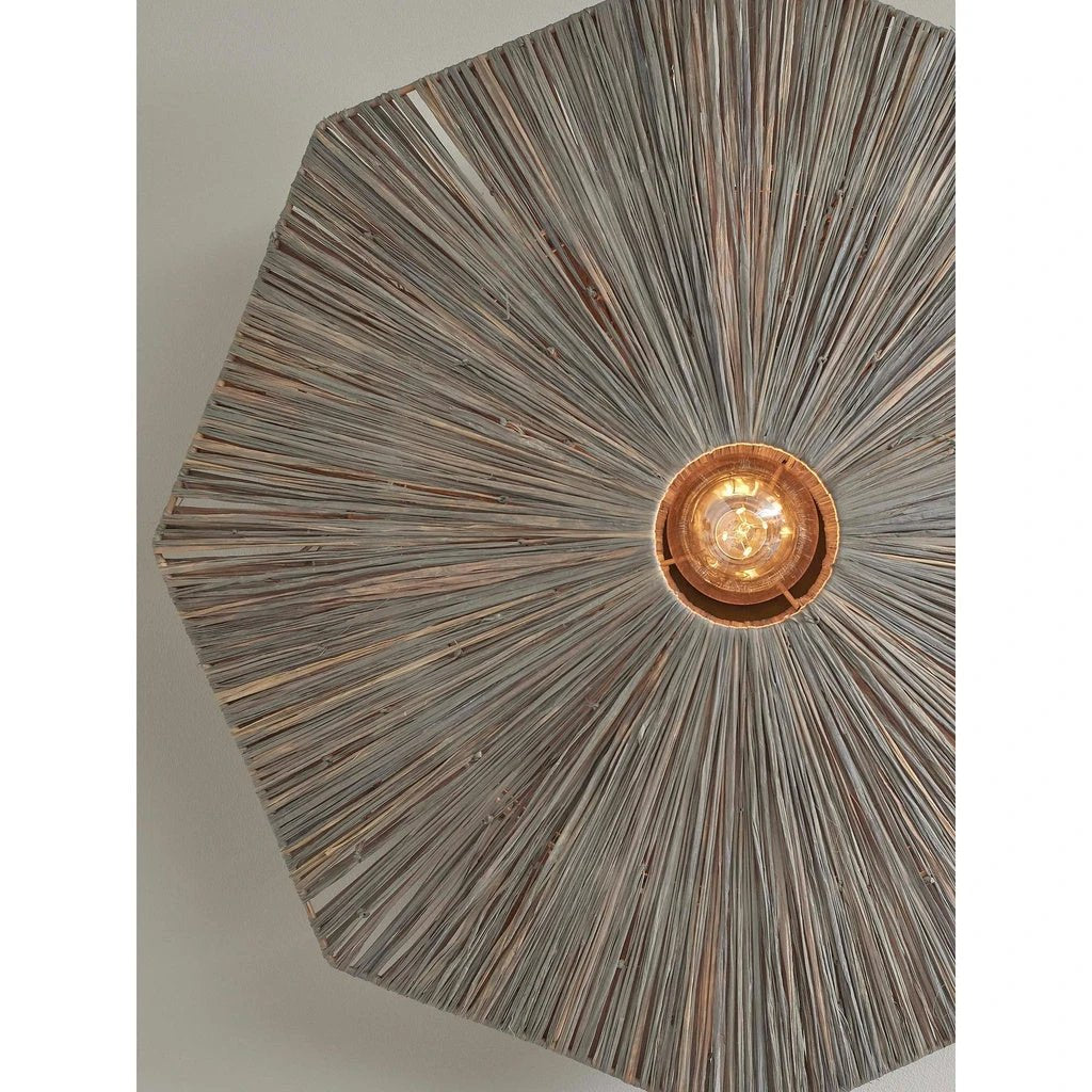 Wandlamp Panama - Donker grijs - 65x7x65cm by GOOD&MOJO