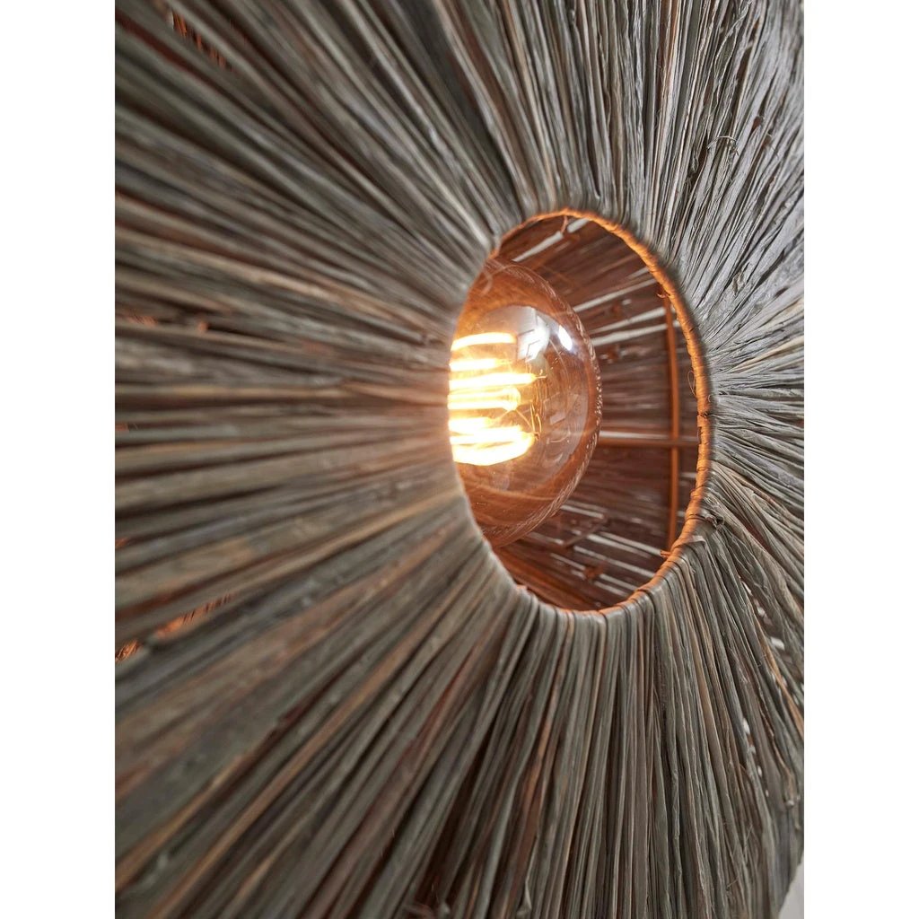 Wandlamp Panama - Donker grijs - 65x7x65cm by GOOD&MOJO
