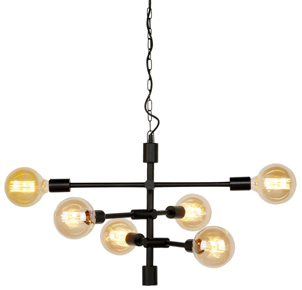 Hanglamp Nashville 3-arm - zwart by it's about RoMi