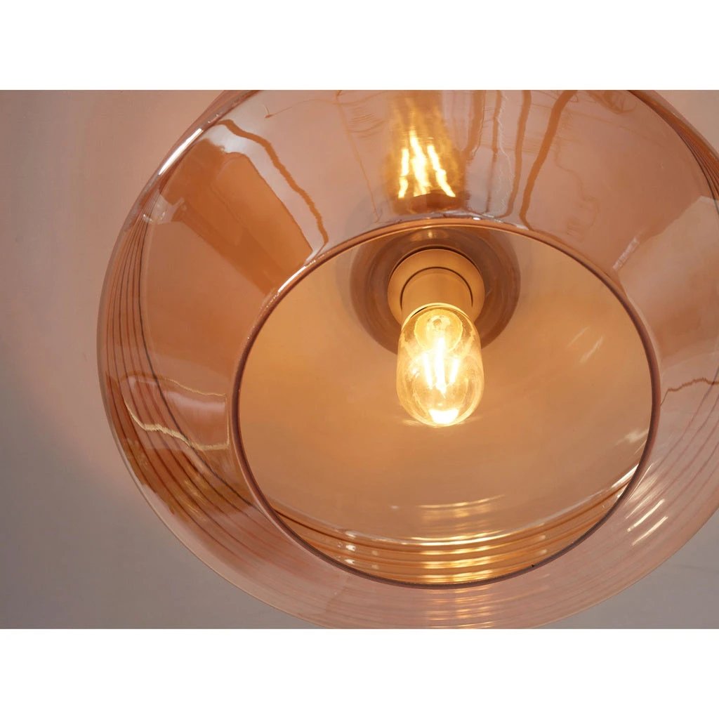 Plafondlamp glas Verona - amber by it's about RoMi