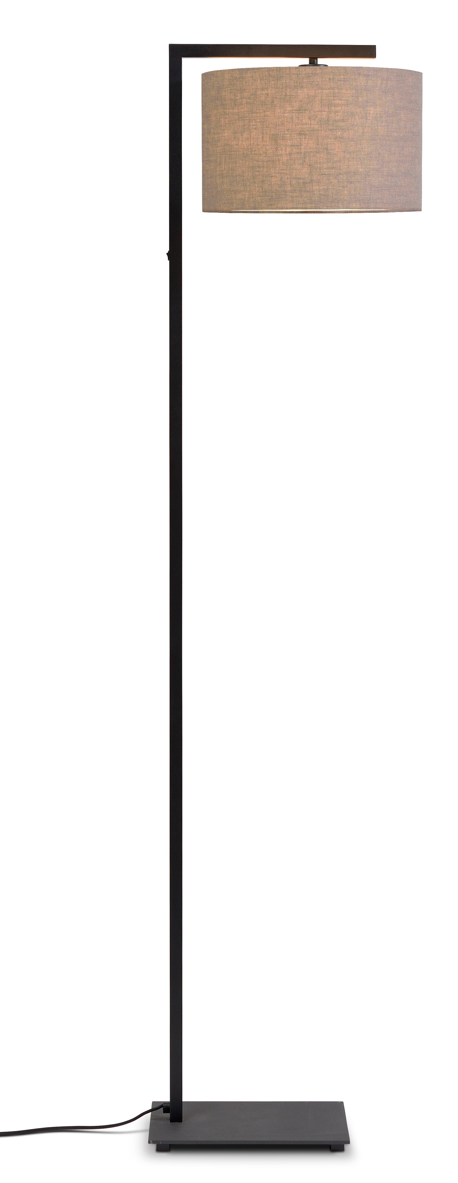 Vloerlamp Boston - Zwart/Taupe - 30x32x160cm - depauwwonen