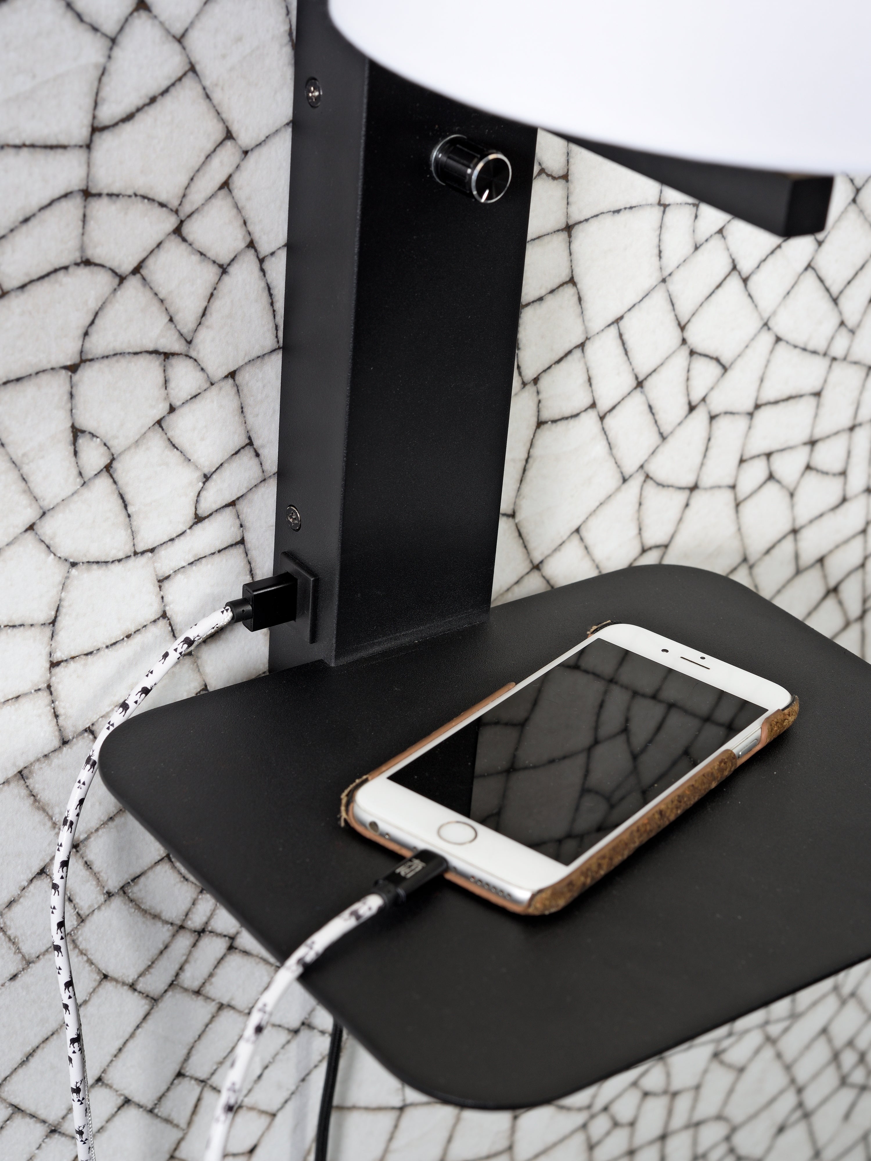 Wandlamp Florence - Zwart/Zwart - 24x22x42cm - depauwwonen