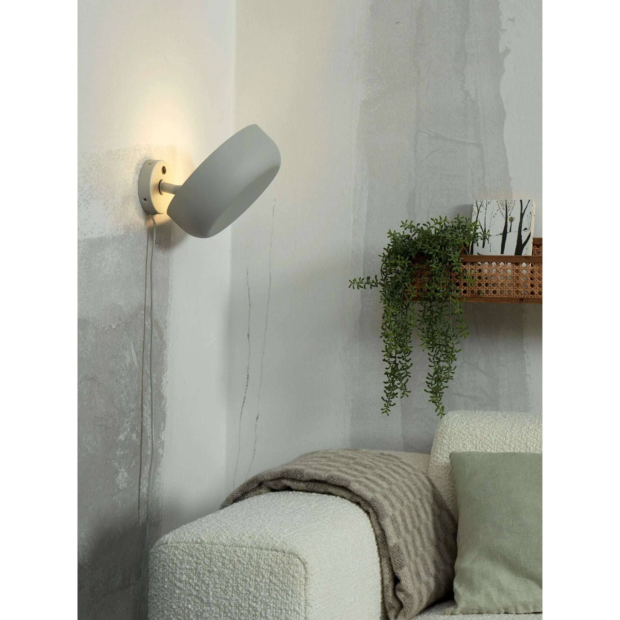 Wandlamp Porto - Grijs - Ø25cm by it's about RoMi