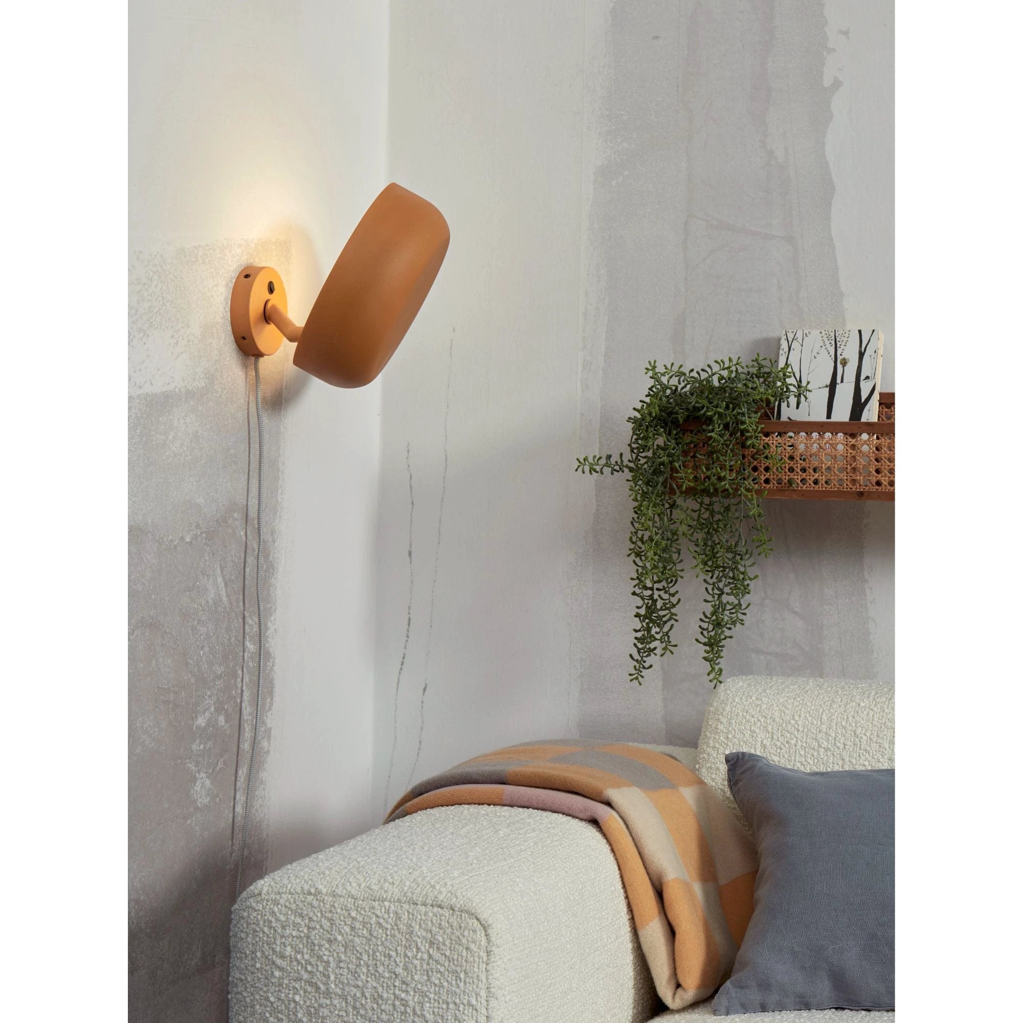 Wandlamp Porto - Oranje - Ø25cm by it's about RoMi