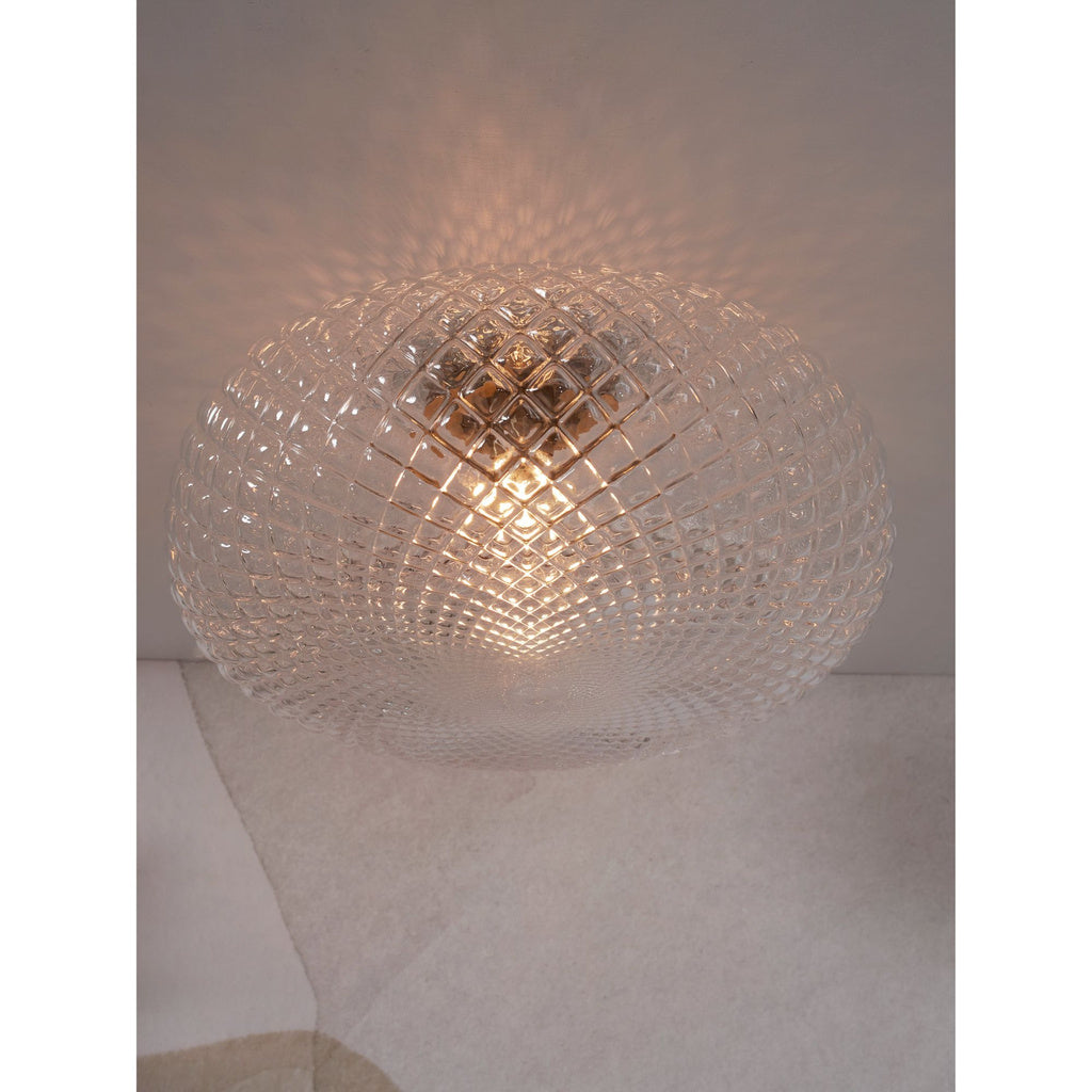 Plafondlamp Venice rond 44cm, transparant - depauwwonen