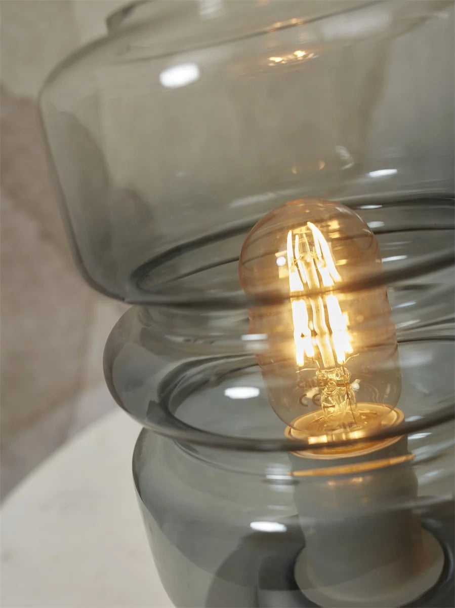 Tafellamp Verona - Grijs - 15x15x23cm - depauwwonen