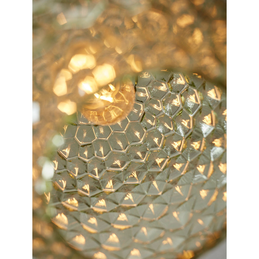 Hanglamp glas Venetië ovaal - groen - depauwwonen