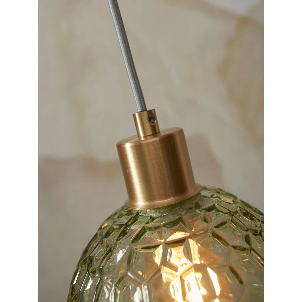 Hanglamp glas Venice ovaal - groen by it's about RoMi