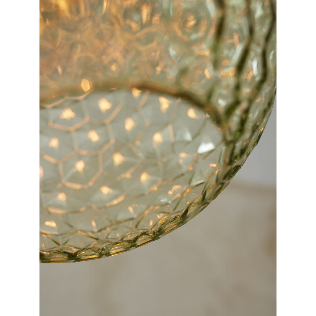 Hanglamp glas Venetië ovaal - groen - depauwwonen