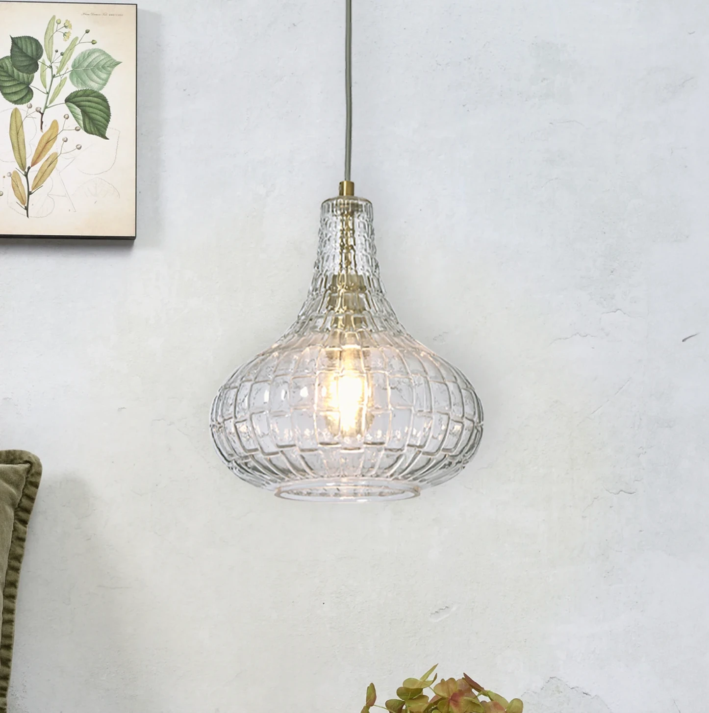 Hanglamp glas Venice druppel - helder by it's about RoMi