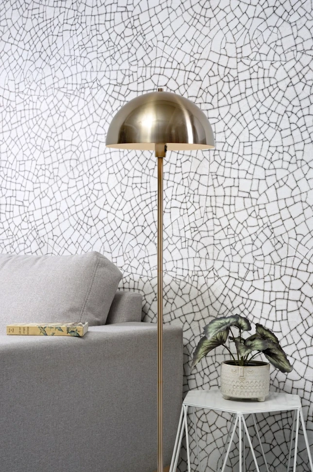Vloerlamp Toulouse - Goud/Marmer - Ø40cm by it's about RoMi