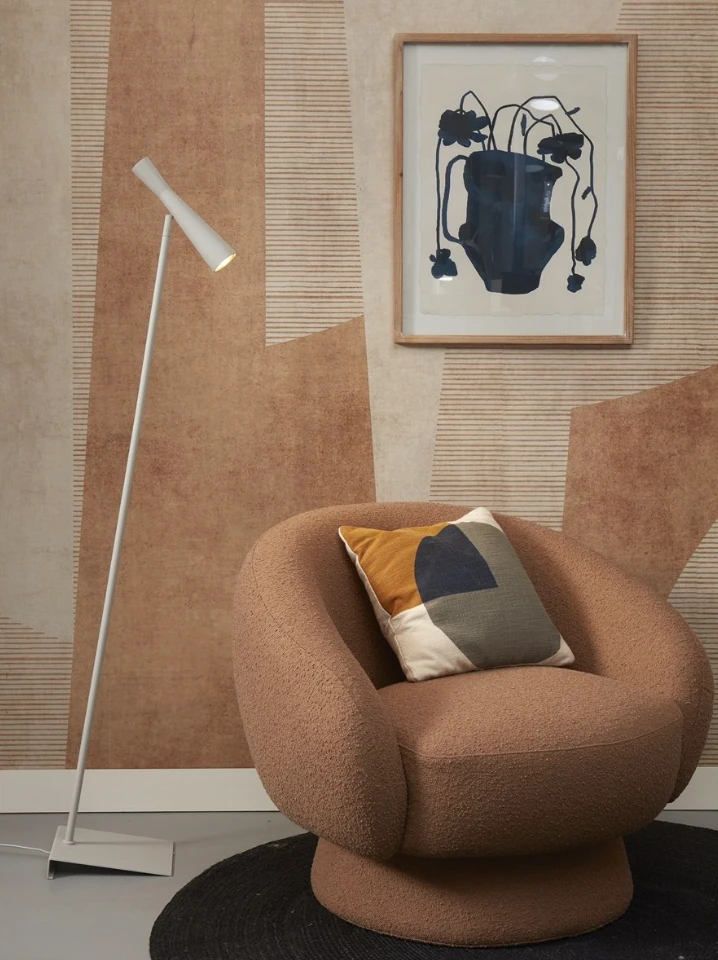 Vloerlamp Bordeaux - Grijs - 22x36x145.5cm by it's about RoMi