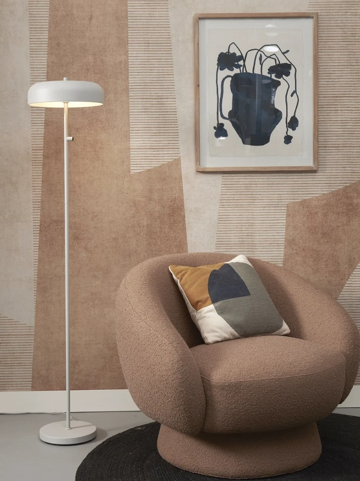 Vloerlamp Porto - Grijs - Ø30cm by it's about RoMi