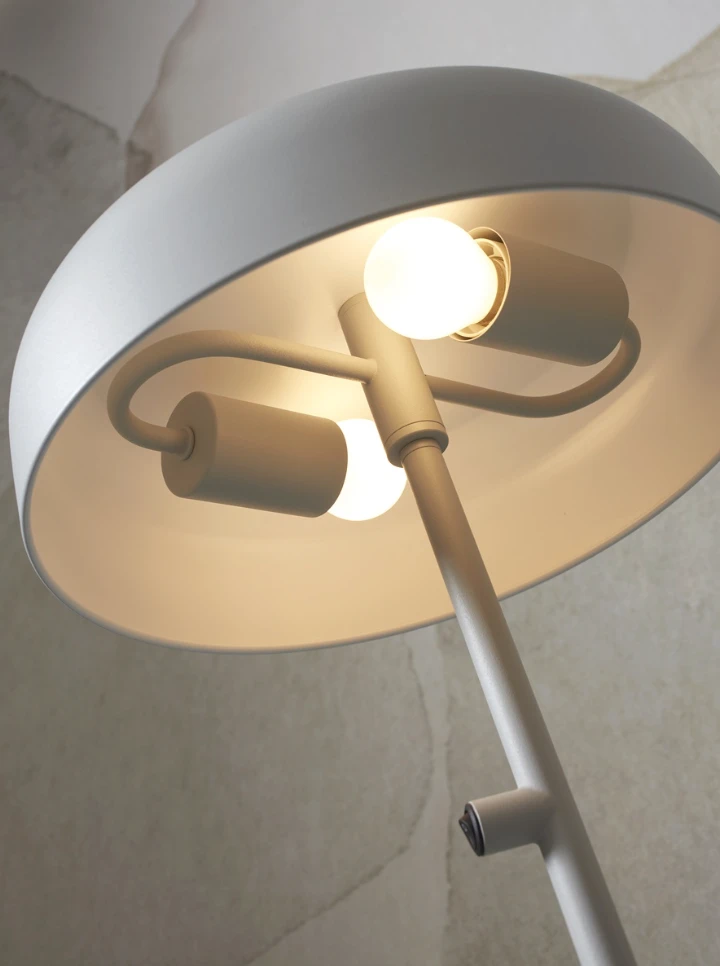 Vloerlamp Porto - Grijs - Ø30cm by it's about RoMi