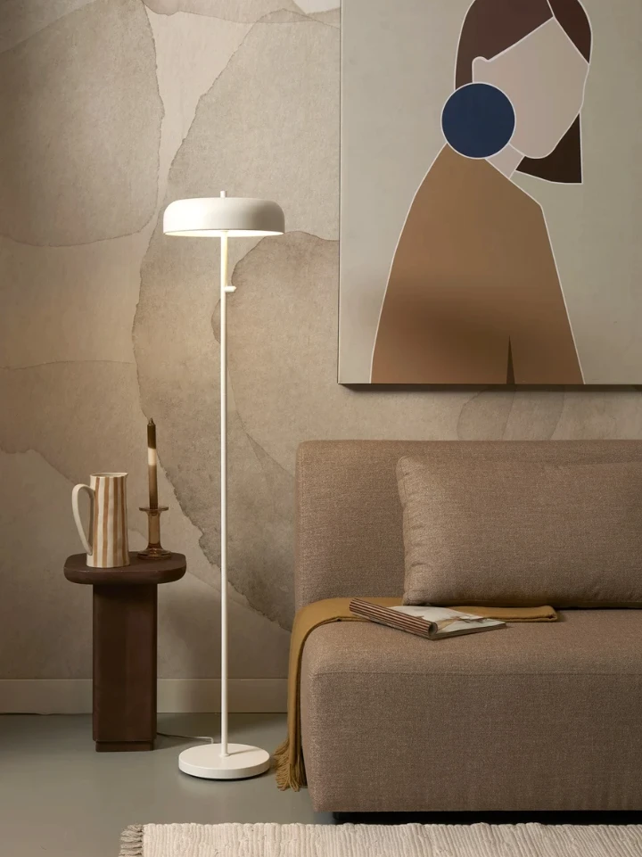 Vloerlamp Porto - Wit - Ø30cm by it's about RoMi