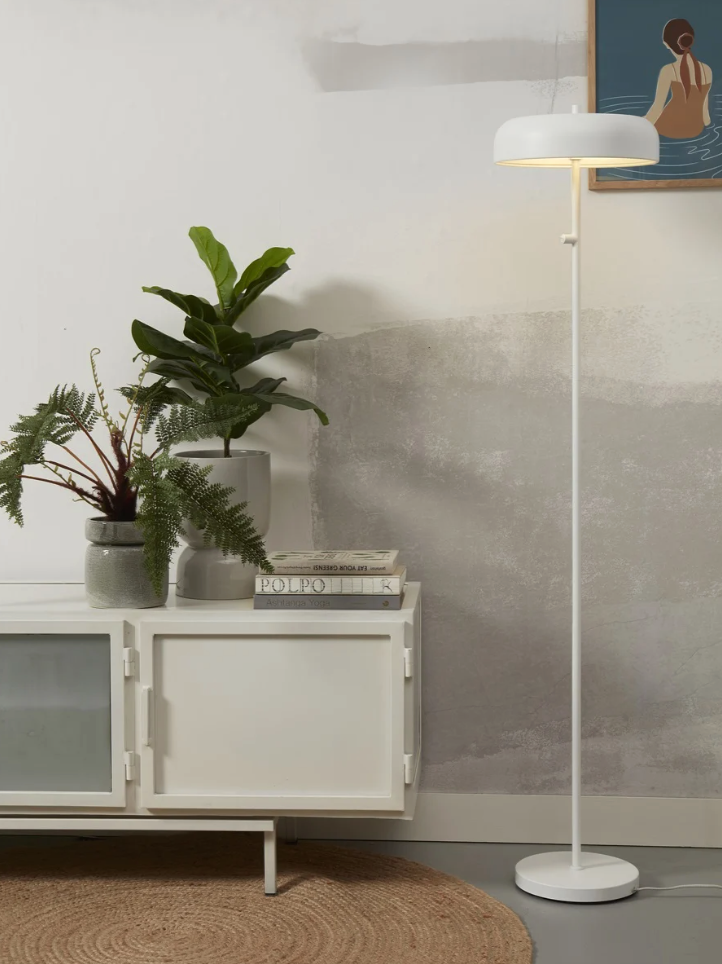 Vloerlamp Porto - Wit - Ø30cm - depauwwonen