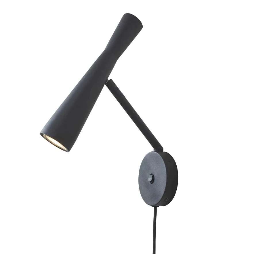 Wandlamp Bordeaux - Zwart - 10.5x26x34.5cm by it's about RoMi