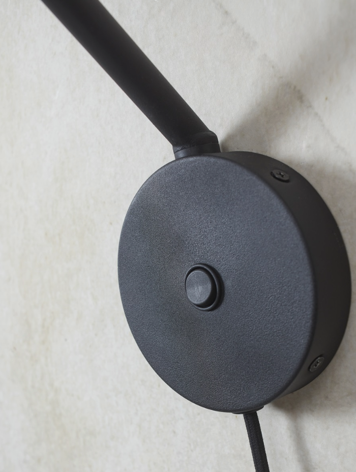 Wandlamp Bordeaux - Zwart - 10.5x26x34.5cm - depauwwonen