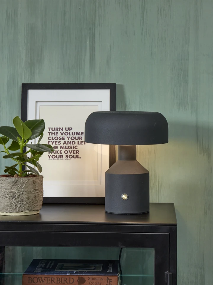 Tafellamp Porto - Zwart - Ø25cm by it's about RoMi