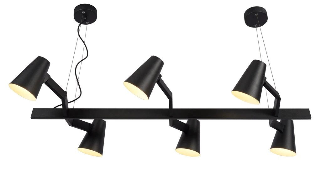 Hanglamp ijzer Biarritz verstelbaar zwart by it's about RoMi