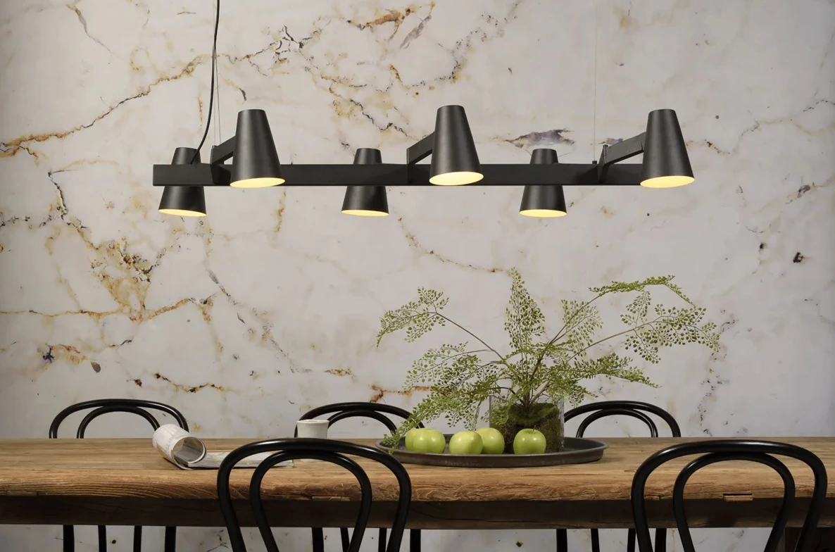 Hanglamp ijzer Biarritz verstelbaar zwart by it's about RoMi