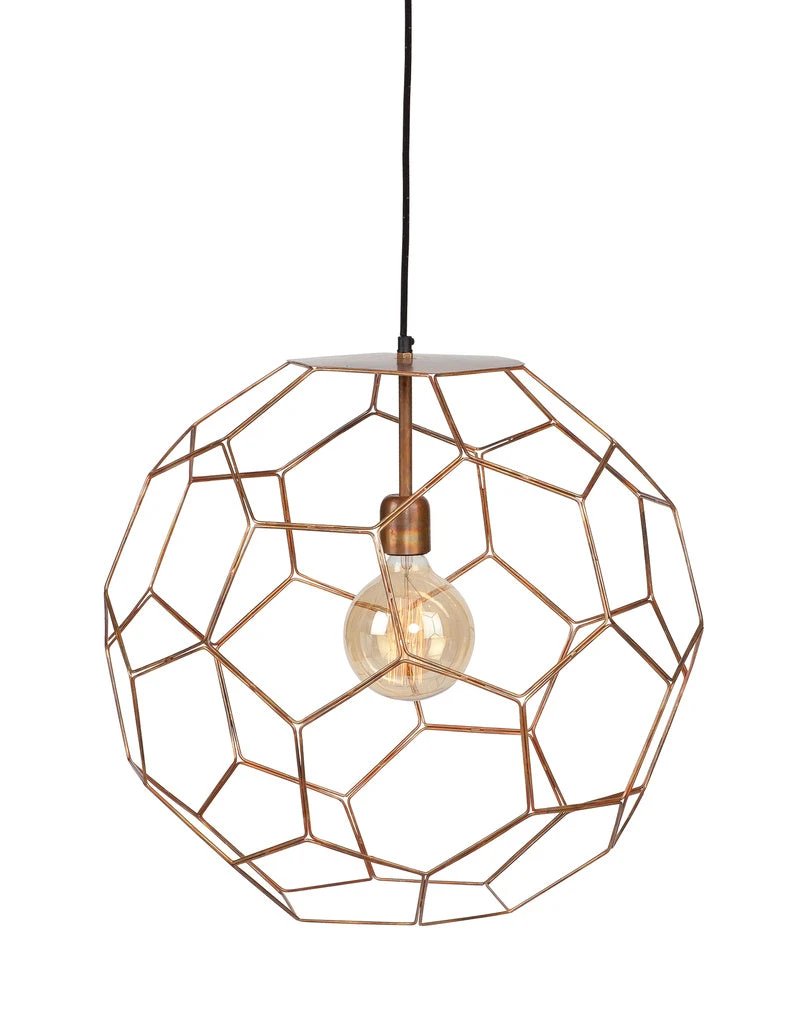 Hanglamp draadijzer Marrakesh koper S by it's about RoMi